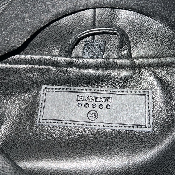 NWT Blank NYC Best in Show Faux Leather Jacket - Picture 3 of 5